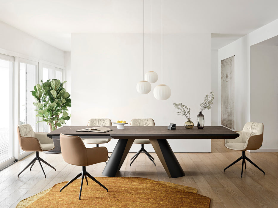 Apian CS4132-R Extendable Table-Dining Tables-Calligaris New York Westchester