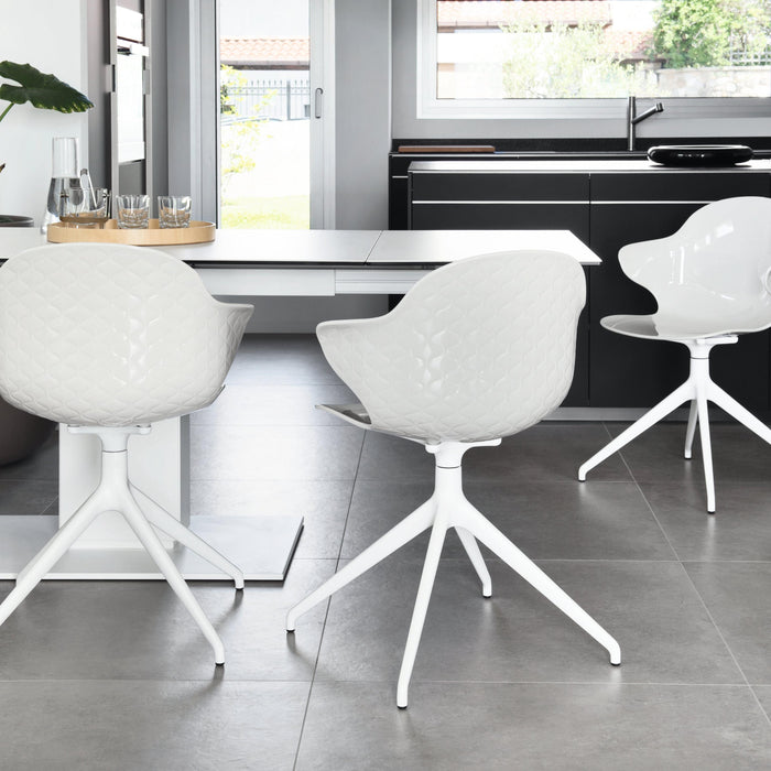 Saint Tropez CS1858 Swivel Dining Chair-Dining Chairs-Calligaris New York Westchester