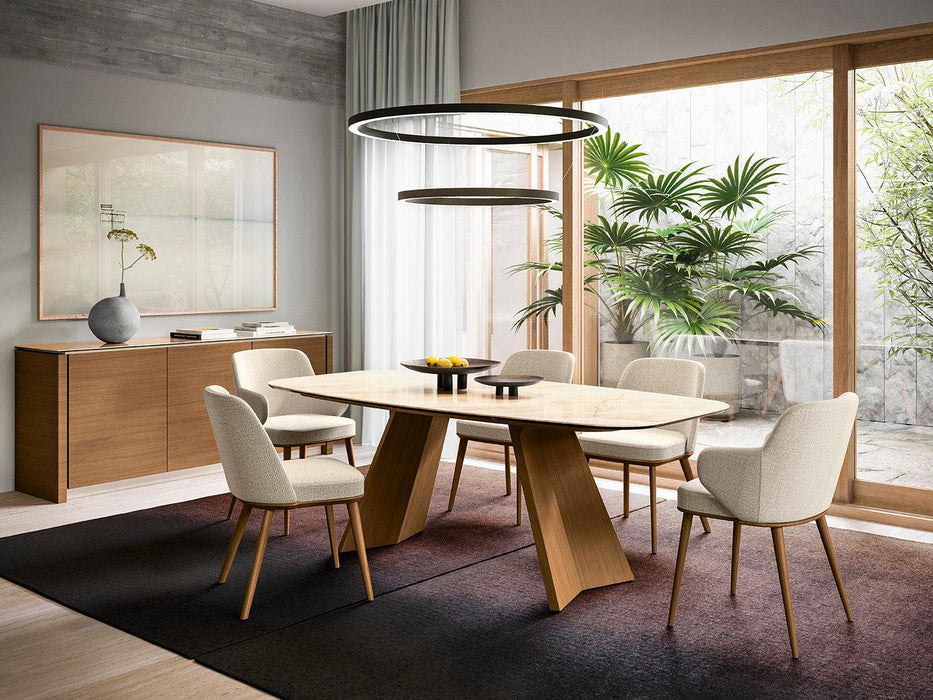 Icaro CS4115-FB Fixed Table-Dining Tables-Calligaris New York Westchester