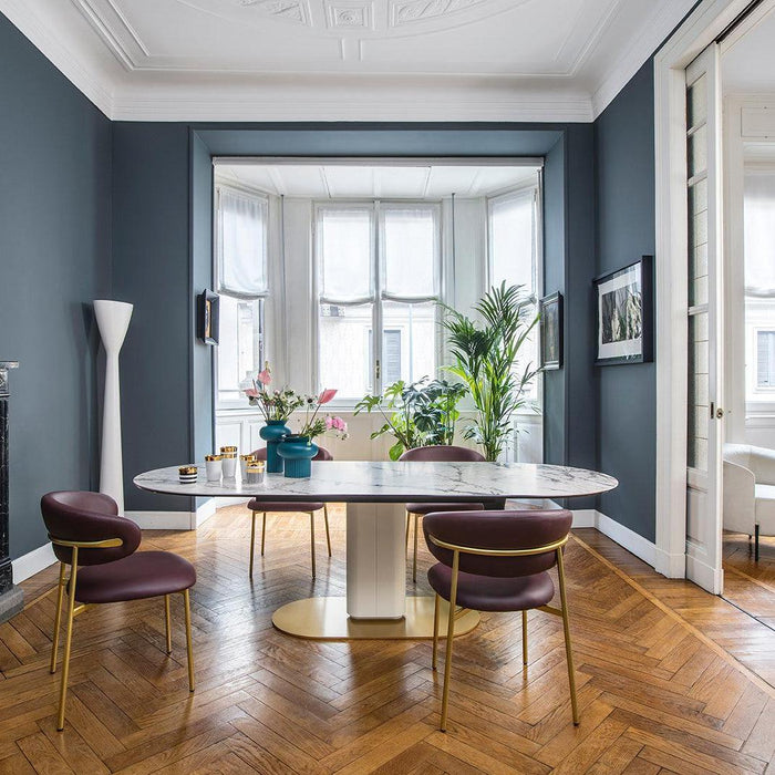 Cameo CS4124-FE Fixed Table-Dining Tables-Calligaris New York Westchester