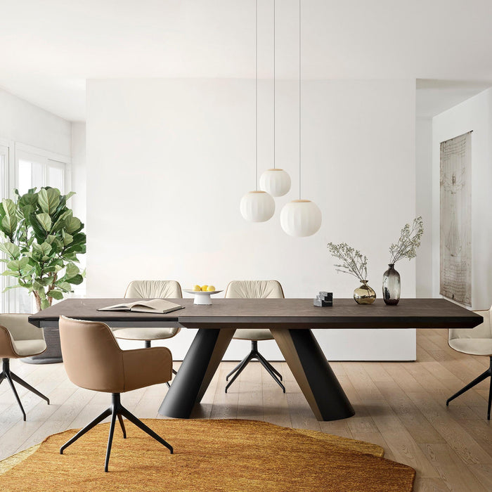 Apian CS4132-R Extendable Table-Dining Tables-Calligaris New York Westchester