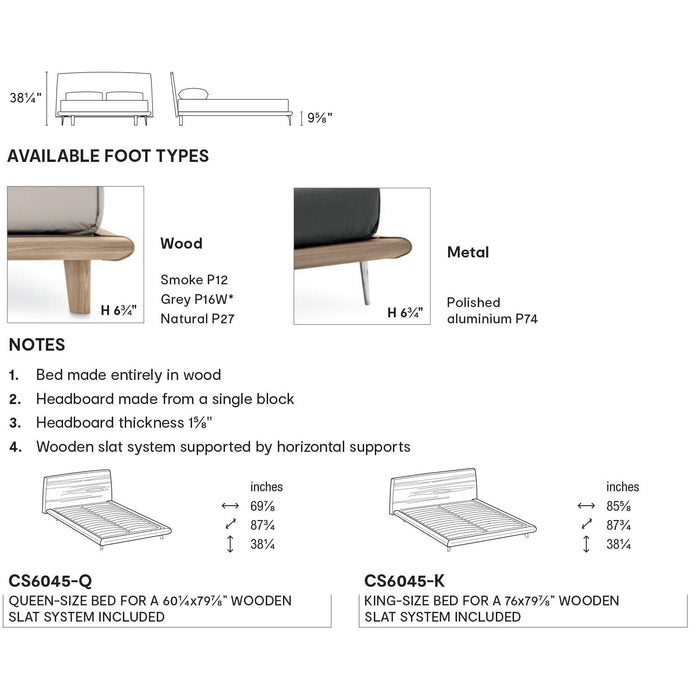 Dixie CS6045 Bed-beds-Calligaris New York Westchester