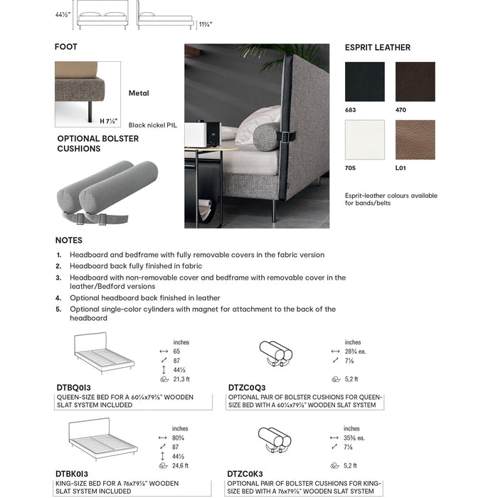Mies CS6089 Bed-beds-Calligaris New York Westchester