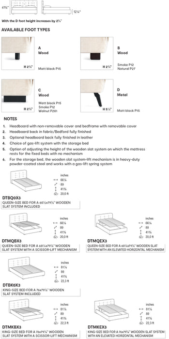 Monterey CS6073 Bed-beds-Calligaris New York Westchester