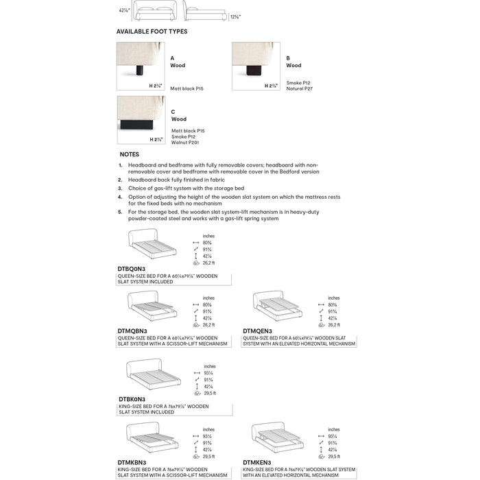 Noa CS6090 Bed-beds-Calligaris New York Westchester
