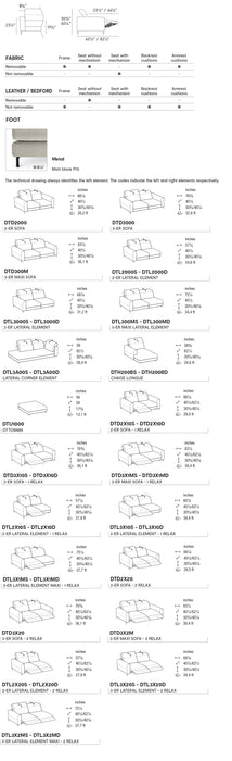 Norma CS3424 Modular Sofa-sofas-Calligaris New York Westchester